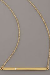 Jennifer Zeuner Bar-pendant Necklace