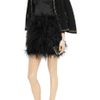 Rare Opulence FeatherEmbellished Satin Bustier Dress in Black - Lyst