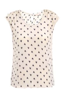 Rebecca Taylor Ikat-Heart Top - Lyst