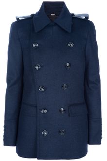 Burberry Double Breasted Military Jacket - Lyst