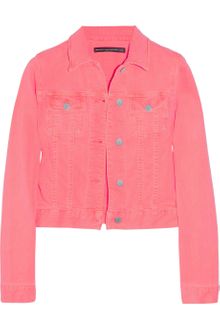 Christopher Kane Neon Stretch-Denim Jacket - Lyst