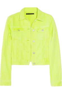Christopher Kane Neon Stretch-Denim Jacket - Lyst