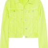 Christopher Kane Neon StretchDenim Jacket in Blue (denim) - Lyst
