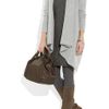 Donna Karan New York Oversized Ribbed Cashmere Cardigan in Gray - Lyst