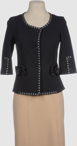 Pianurastudio Blazer in Black (blue) - Lyst
