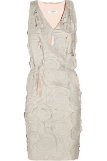 Valentino Roma Cutout-rosette Leather Dress - Lyst