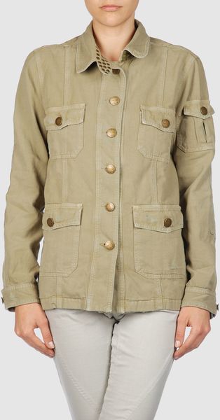 Current/elliott Jacket in Green - Lyst