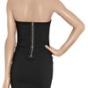 Isabel Marant Colin Stretch LinenBlend Strapless Dress in Black - Lyst