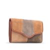 Mango Color Block Leather Wallet in Brown (15) - Lyst