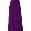 Roberto Cavalli Embellished SilkChiffon Bustier Gown in Purple - Lyst