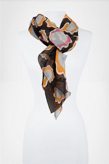 Diane Von Furstenberg Wash Chiffon Scarf 40x70 - Lyst