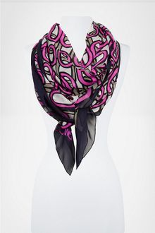 Diane Von Furstenberg Wash Chiffon Scarf 40x70 - Lyst
