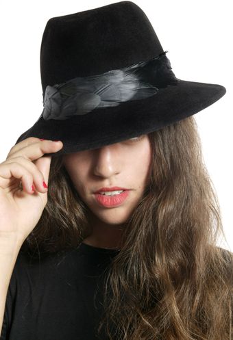 Eugenia Kim Lauren Velour Fedora - Lyst