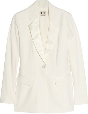 Haute Hippie Stretch-wool Tuxedo Blazer - Lyst