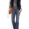J Brand Lovestory Lowrise Flared Jeans in Blue - Lyst