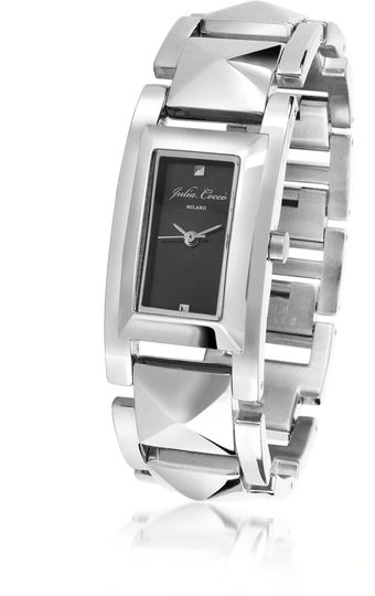 Julia Cocco' Piccadilly - Silver Studded Bracelet Watch - Lyst