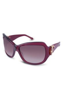 Marc Jacobs Signature Horsebit Plastic Oversized Sunglasses - Lyst