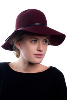 Rag & Bone Dunaway Hat - Burgundy - Lyst