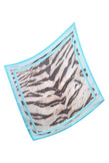 Roberto Cavalli Signature Leopard Print Silk Square Scarf - Lyst