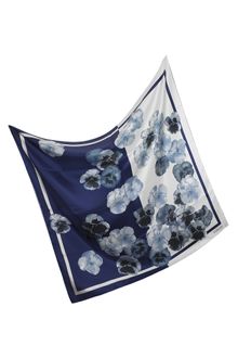 Valentino Floral Printed Silk Square Scarf - Lyst