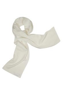 Versace Crystal Signature Wool Scarf - Lyst