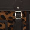 Cambridge Satchel Company  Leopard Pony Skin Pocket Satchel in Brown - Lyst