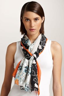 Diane Von Furstenberg Ink Rain Boomerang Scarf - Lyst