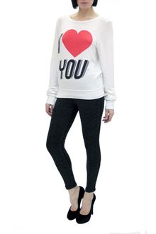 Donna Ida Goldsign Jem Leggings - Ivory Black - Lyst