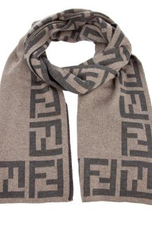 Fendi Logo Scarf - Lyst