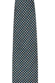 Forzieri Blue & Brown Mini Squares Woven Silk Tie - Lyst