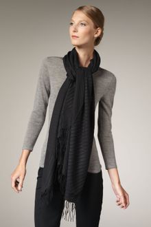 Giorgio Armani Plisse Scarf - Lyst