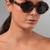 Karen Walker Number Six Sunglasses in Animal - Lyst