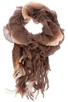 Missoni Gathered Open Knit Scarf - Lyst