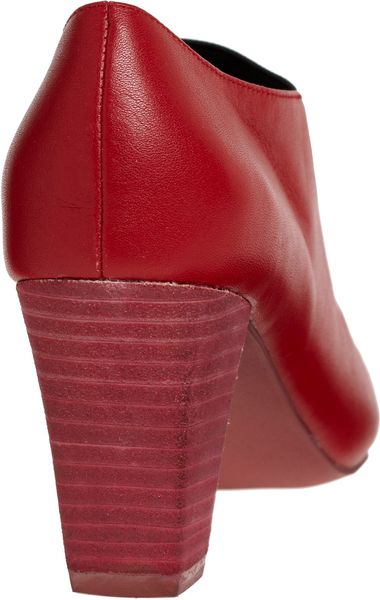 cherry red high heels