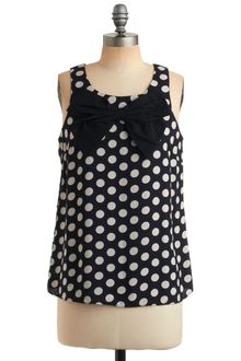 ModCloth Dot It Made Top - Lyst