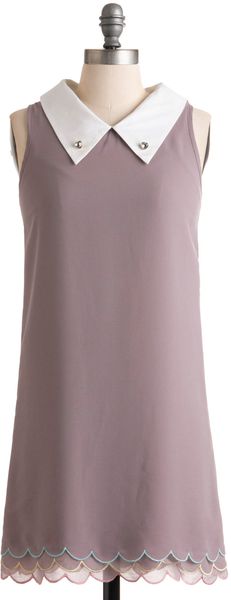 Modcloth Pastel A Story Dress in Purple (lilac) - Lyst