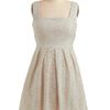 Modcloth One Scoop Dress in Vanilla in White (vanilla) - Lyst