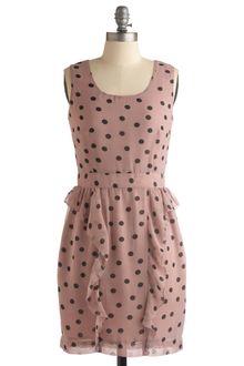 ModCloth I Think Dot Dress - Lyst