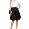 Nina Ricci Pleated Radzimir Silk Skirt in Black - Lyst