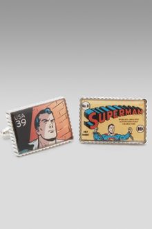 Penny Black 40 Superman Stamp Cuff Links - Lyst