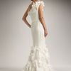 Tadashi Shoji OneShoulder Rosette Gown in White (ivory) - Lyst