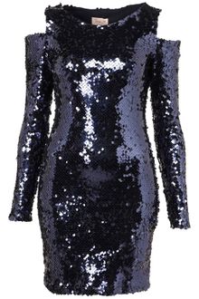 Topshop Cut Out Shoulder Sequin Dress By Dress Up - Lyst