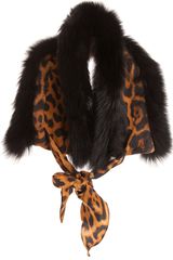 Yves Saint Laurent Fur Scarf