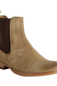 Frye Sand Suede Erin Chelsea Slip On Ankle Boots - Lyst