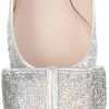 Miu Miu Sequined Leather Pumps in Silver - Lyst