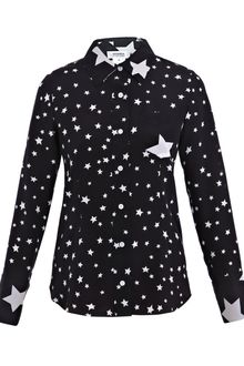 Sonia By Sonia Rykiel Star-print Silk Blouse - Lyst
