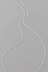 Jennifer Zeuner Horizontal Bar Necklace with Diamond