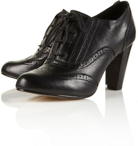mid heel lace up shoes