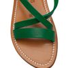 K. Jacques Flavia CrissCross Sandal in Green - Lyst