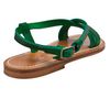 K. Jacques Flavia CrissCross Sandal in Green - Lyst